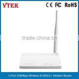 1-Port 150Mbps Wireless N ADSL2/2+ Modem Router With External Antenna thumbnail-3