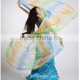 Gradient Belly Dancing Veils Silk Fabric Dance Veil thumbnail-2