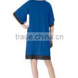 Cheap Women's Plus Size Nightshirt Cotton Long Pajamas thumbnail-3