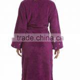 Wholesale Warm Soft Breathable Printed Women's Fleece Bathrobe thumbnail-3