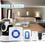 SSG T0 Wi-Fi Alarm System Home Security Anti-theft Alarm System With Indoor Plug&play WIFI IP P2P Camera 720P
