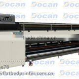 Docan Vinyl digital inkjet flatbed printer, roll to roll printer for flex media R3300