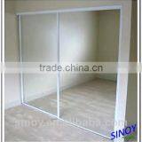 Quality Silver Coated or Aluminum Coated Bedroom Wardrobe Sliding Mirror Doors thumbnail-1