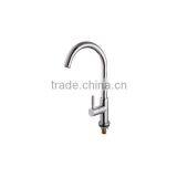 Wholesale Price Contemporary Bibcock Gooseneck Chrome Brass Kitchen Tap China Supplier thumbnail-1