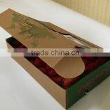 Recycle Feature Corrugated Kraft Food Paper Box for Gift Packaging