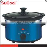 Home Appliance Stainless Steel Slow Cooker Ceramic Crock Pot 6 Quart Slow Cooker thumbnail-3