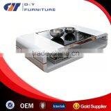 MDF Coffee Table White High Gloss Center Table thumbnail-1