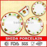 20pcs Fine Porcelain Dinner Set Christmas Design Dinnerware Set