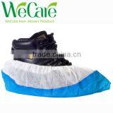 Disposable Non Woven PP+CPE Non-skid Shoe Cover With Laminated Inner Surface thumbnail-1