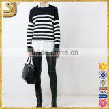 Hot Sell Woman Fashion Suit Stripe Wool Sweater thumbnail-6