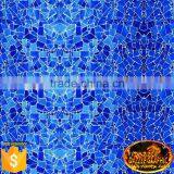 Good Value Dazzle Graphic Arab Blue Film Hydrographic Film No.DGDAS462 Blue Coloured Glaze Pattern Water Transfer Printing Film Quality Choice