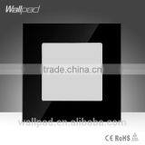 Hot Sale China New Products Wallpad Luxury Black Crystal Glass Ground Lamp Wall Light Electric Switch Socket