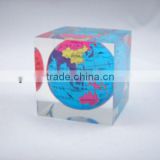 Customized acrylic globe paperweight