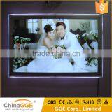 LED Ultra Slim Advertising Crystal Acryilc Light Box Frame Display Acrylic Ultra Slim LED Illuminated Light Box thumbnail-2