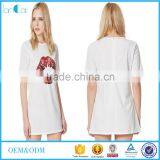 Hot Selling Low MOQ Summer Design Ladies Cool Embellished T-shirt Women thumbnail-1