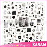 3D Black Nail Art Sticker Hot Selling JYSJ Fashion Nail Art Sticker 1-052