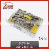75W 24V DC Switching Mode Power Supply With Manufacturer Price