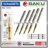 BAKU Stainless Steel Cell Phone Repair Screwdriver Set All in One Electrical Screwdriver Set BK--7275 thumbnail-6