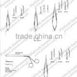 Micro Surgical Scissors Spring Type Bayonet Shape YASARGIL Scissors Instruments thumbnail-2