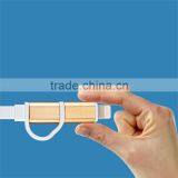 New Arrival High Speed 2 in 1 Flat Noodle USB Date Cable For IOS 8 Pin & Android thumbnail-5