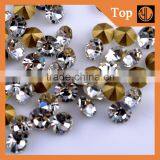 Glass Crystal Rhinestone Chaton Point Back Stone thumbnail-2