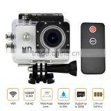 Wifi Mini Waterproof Sports Action Camera 2.0" LCD Full HD 1080P 12MP 170 Wide Angle Lens Video Recorder With IR Remote Control thumbnail-2
