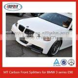 Carbon Fiber Front Bumper Spoiler BUMPER Splitter Lip for BMW E90 MT FRONT BUMPER thumbnail-5