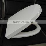 1059 Toilet Seat; 1700g Thick Plain Toilet Seats White PP Plastic Seats Lids Bathroom Fittings thumbnail-4