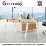 Business Furniture Manager Workplace Design Wood Computer Desk With Return Cabinet (QE-40L) thumbnail-2