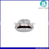 3D Silver Temporary Lip Sticker Waterproof Tattoos thumbnail-2