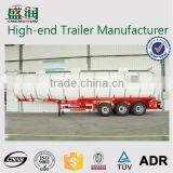 Big loading crude oil tank trailer