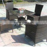 Wicker Chairs and Table Dining Set Cube Set Hotel Furniture thumbnail-6