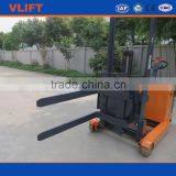 1.5 Ton Electric Reach Stacker With Ratator With 3 Stage 4.5 m Full Free Mast