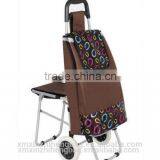 Satin Folding Shopping Bag With Wheels Trolley Bag Supplier in Dubai thumbnail-3