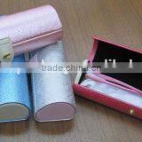 Hand Made PU Leather Aluminum Reading Glasses Case