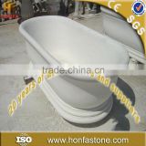 Factory cheap white marble freestanding tub