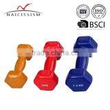 Steel rubber dumbbell