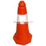 Rubber Road Cone With Reflective Strip