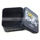 Black Square Tin Watch Packing Wholesale Watch Metal Box