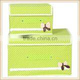 Sweet Bowknot Non-woven Collapsible Storage Box thumbnail-5