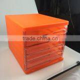 Hot Selling pp Plastic Office 5 Drawers Filing Cabinet thumbnail-3