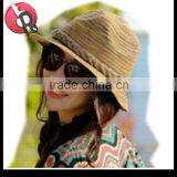 Fashionable Women Brim Summer Beach Sun Hat Straw Floppy Elegant Bohemia Cap thumbnail-3