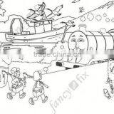 Custom Coloring Book Printing Mini Coloring Books Sets thumbnail-1