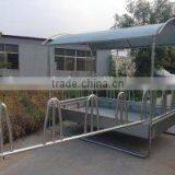 Hot Dip Galvanized Square Horse Hay Feeder With Roof thumbnail-4