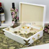 Luxury White Wooden Perfume Box Hot Sale Cosmetic Packaging Box Gift Box thumbnail-2