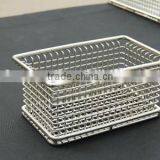 Wholesale Fancy Stainless Steel 430 Metal Wire Mesh Home Kitchen Bread Basket thumbnail-5