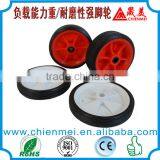 3.5 Inch Small Plastic Wheels/ Ruled/ Plastic Wheel Cover/pneumatic Wheel/Rubber Wheelbarrow Wheel thumbnail-2