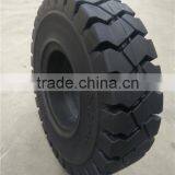 Well Reputed Trailer Solid Tyres 4.00-8 6.50-10 Scissor Lift Tire for Semi Seaport Airport Trailer thumbnail-5