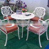 European White Garden Chair and Table Furniture thumbnail-1