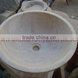 UNIQUE SAHARA BEIGE MARBLE SINKS AND BASINS thumbnail-4